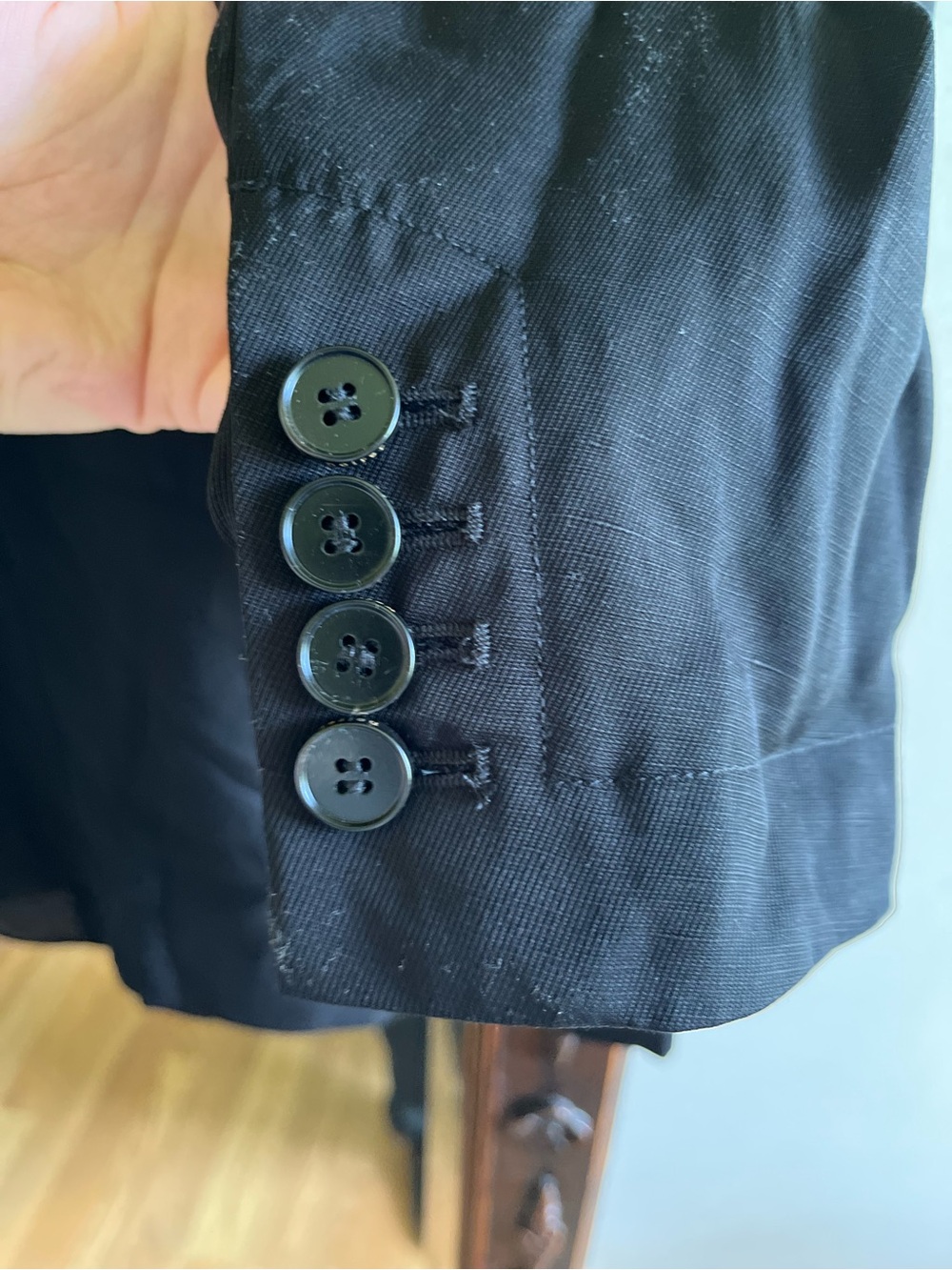 Twill Button-Front Jacket - Picture 5 of 5